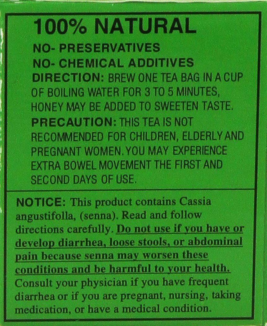 4 BOXES CALIFORNIA DIETERS’ DRINK EXTRA STRENGTH TEA 1.76 OZ (20 Tea Bags)