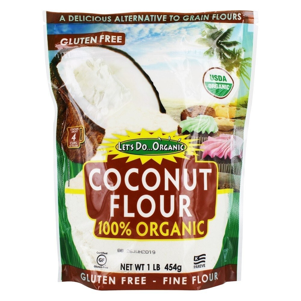 Let’s Do Organic – Organic Coconut Flour (1 Lbs) – Gluten Free, see description