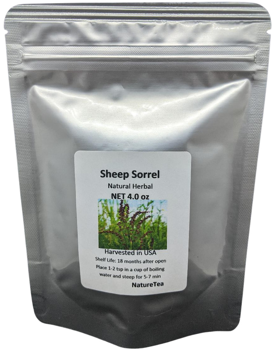 Sheep Sorrel Herb – Dried Rumex acetosella C/S from 100% Nature, Wild Crafted