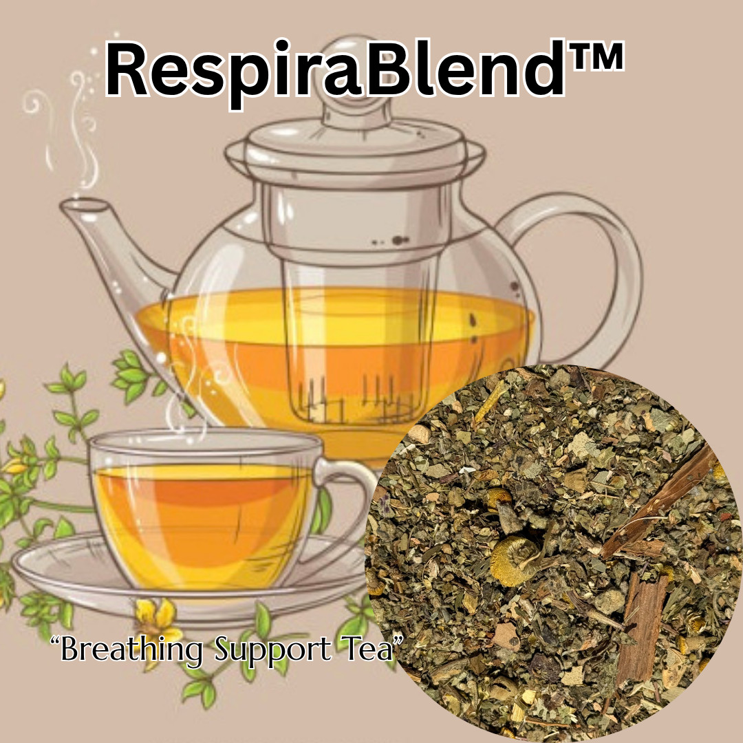 Herbal Lung Loose Tea – Mucus Cleanse Respiratory & Breathing Support 1/3.5 oz