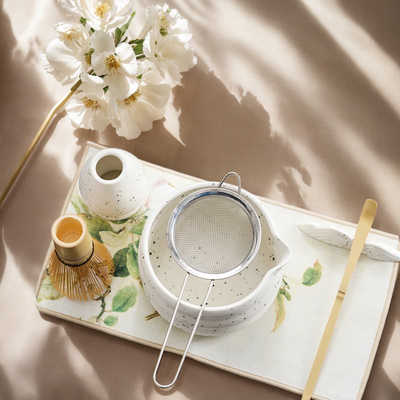 7Pcs Japanese Matcha Tea Set Whisk Tea Ceremony Kits Tea Making Tools For Gifts