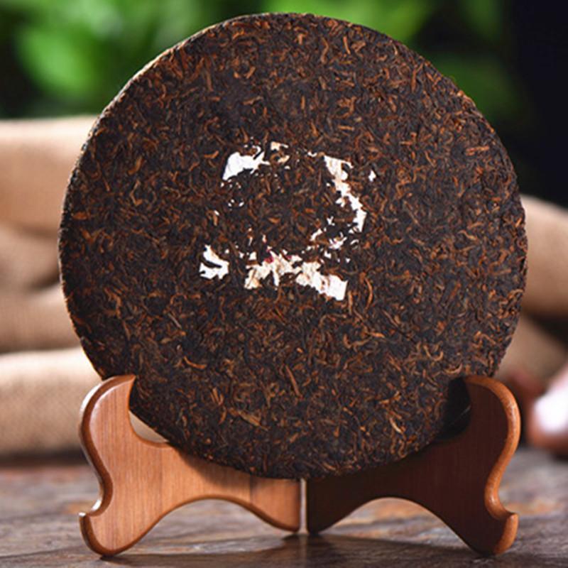 Premium Yunnan Ripe Puerh Tea Natural Wild Golden Bud Palace 357g Cake