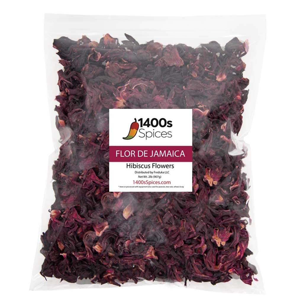 2lb Dried Hibiscus Flowers Bulk perfect for Tea and Mexican Agua Fresca, Flor de