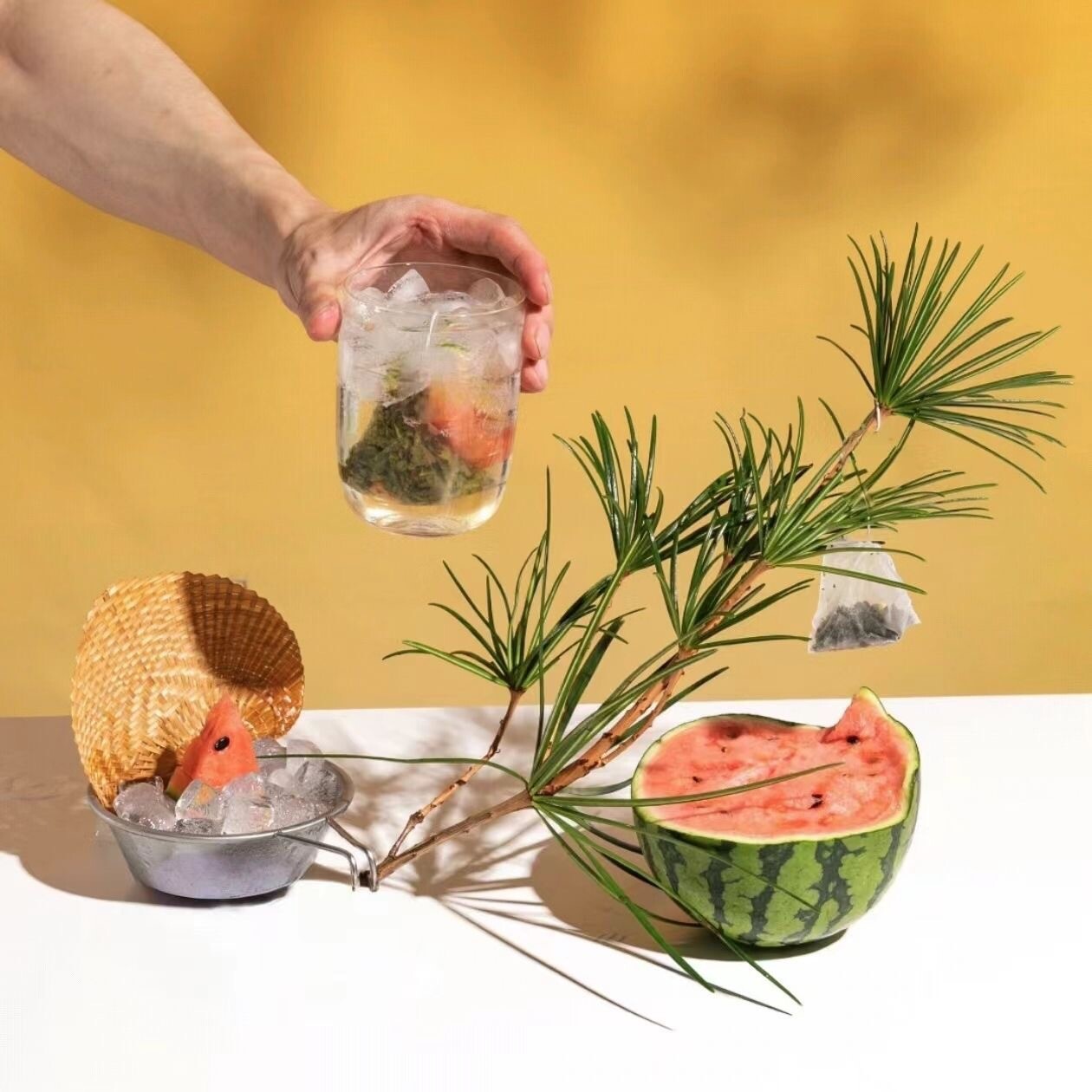 Blend 5g x 10 Bags Watermelon Oolong Tea Cold Brew Fruit Tea
