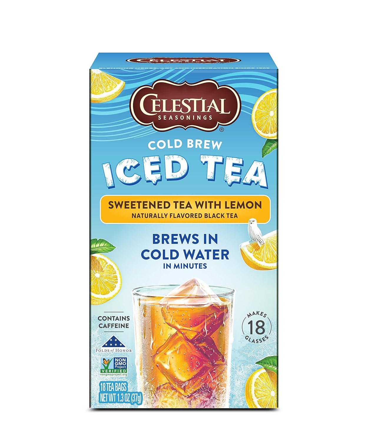 Cold Brew Iced Tea, Half and Half Iced Black Tea and Lemonade, Contains Caffeine