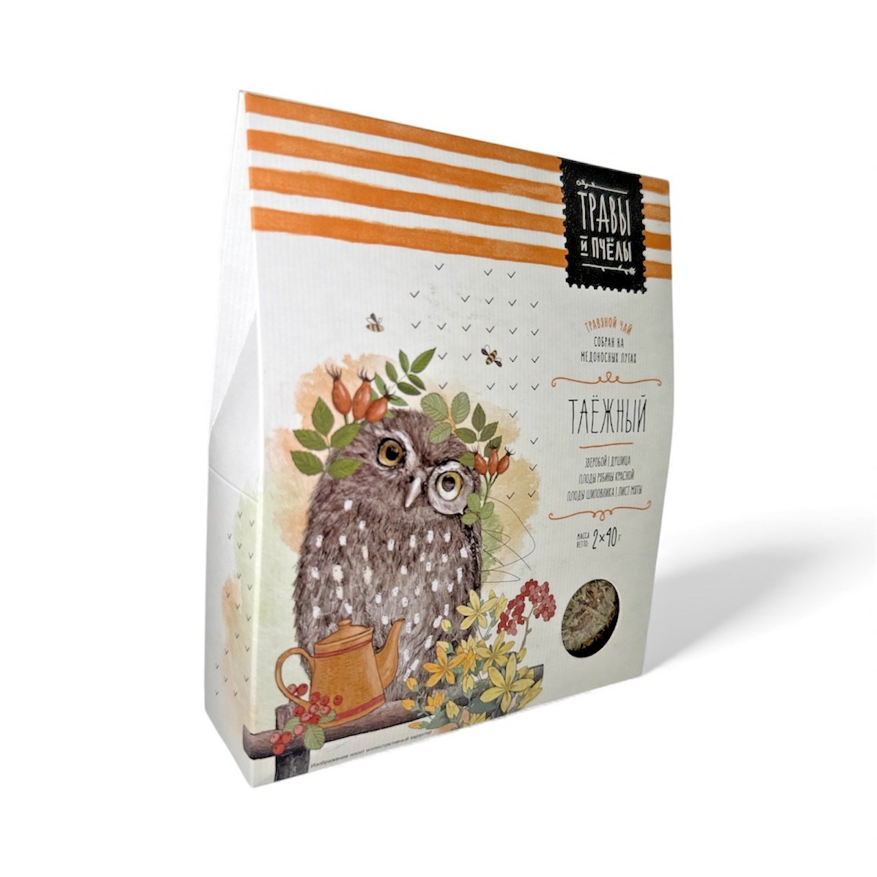Taiga Herbal Tea 2x40g – St. John’s Wort, Oregano, Rowan Berries, Rosehip, Mint