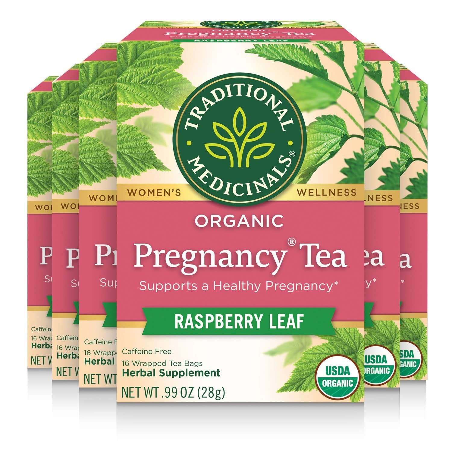 Tea, Organic Pregnancy Tea, Supports a Healthy Pregnancy, Raspberry Leaf, 96 …