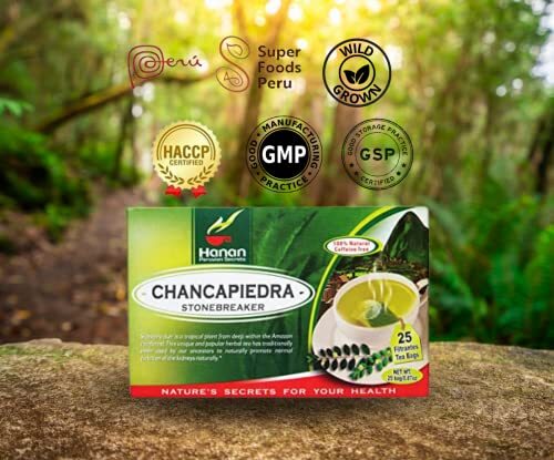 Hanan Peruvian Secrets Chancapiedra Herbal Tea | 100% Natural Stonebreaker | 25