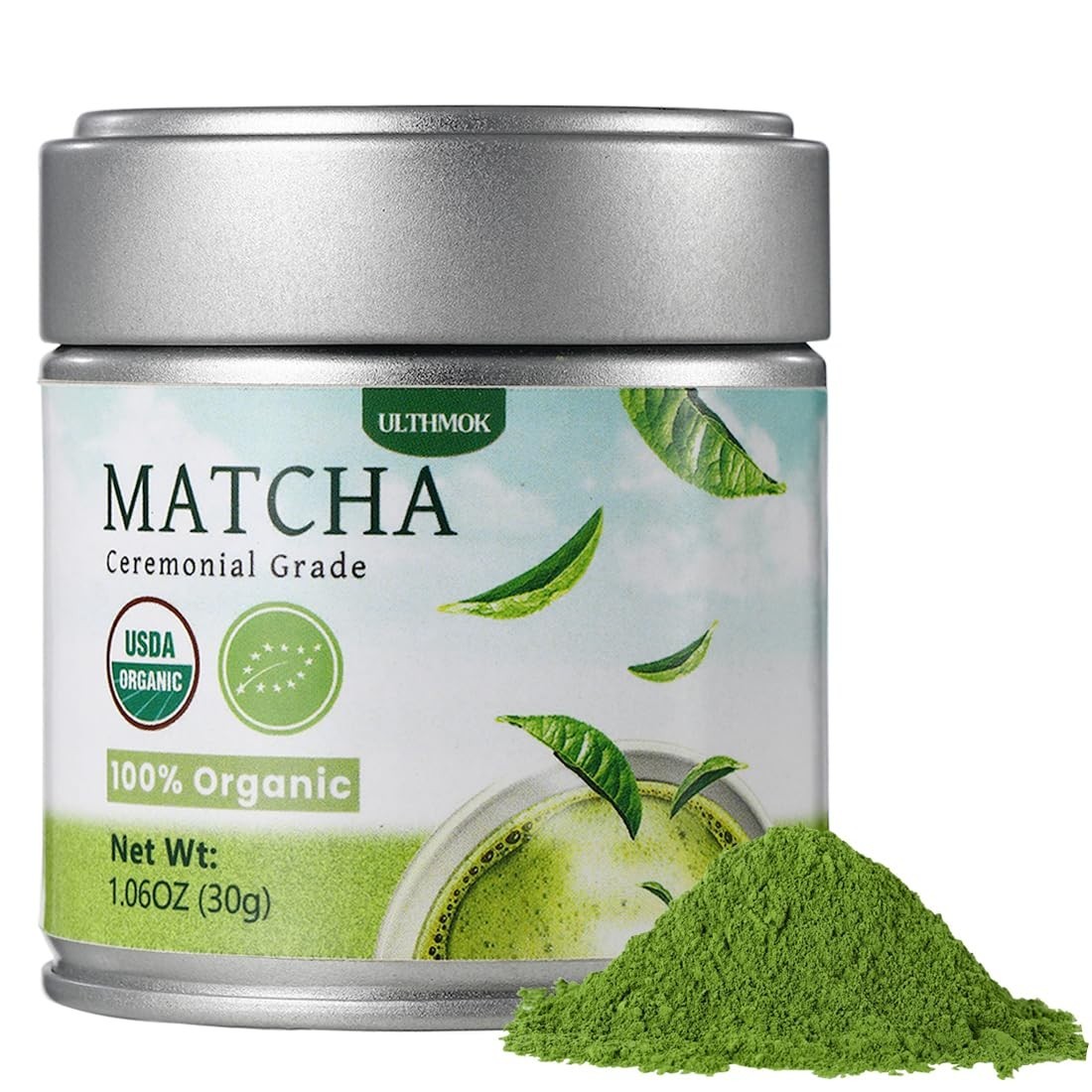 Ceremonial Grade Matcha Powder Matcha Green Tea Powder 1.06oz/30g 100% Organic