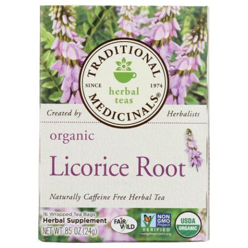 Organic Licorice Root Tea 16 Bags By Traditional Medicinals