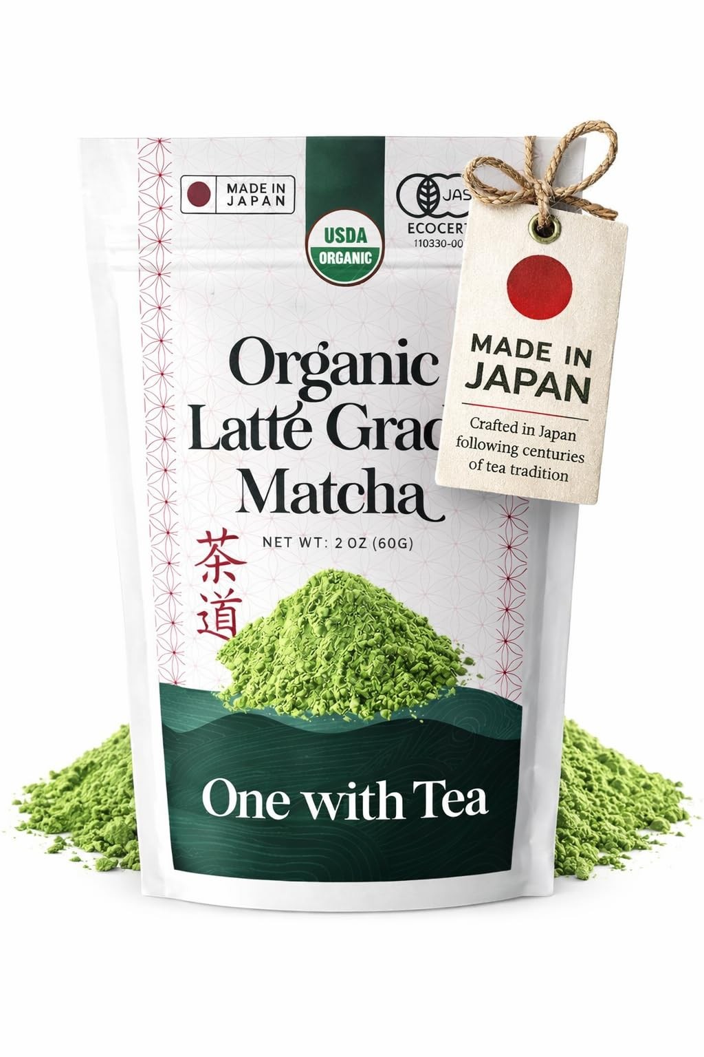Organic Matcha Powder Latte Grade, Japanese Green Tea for Matcha Latte, Iced …