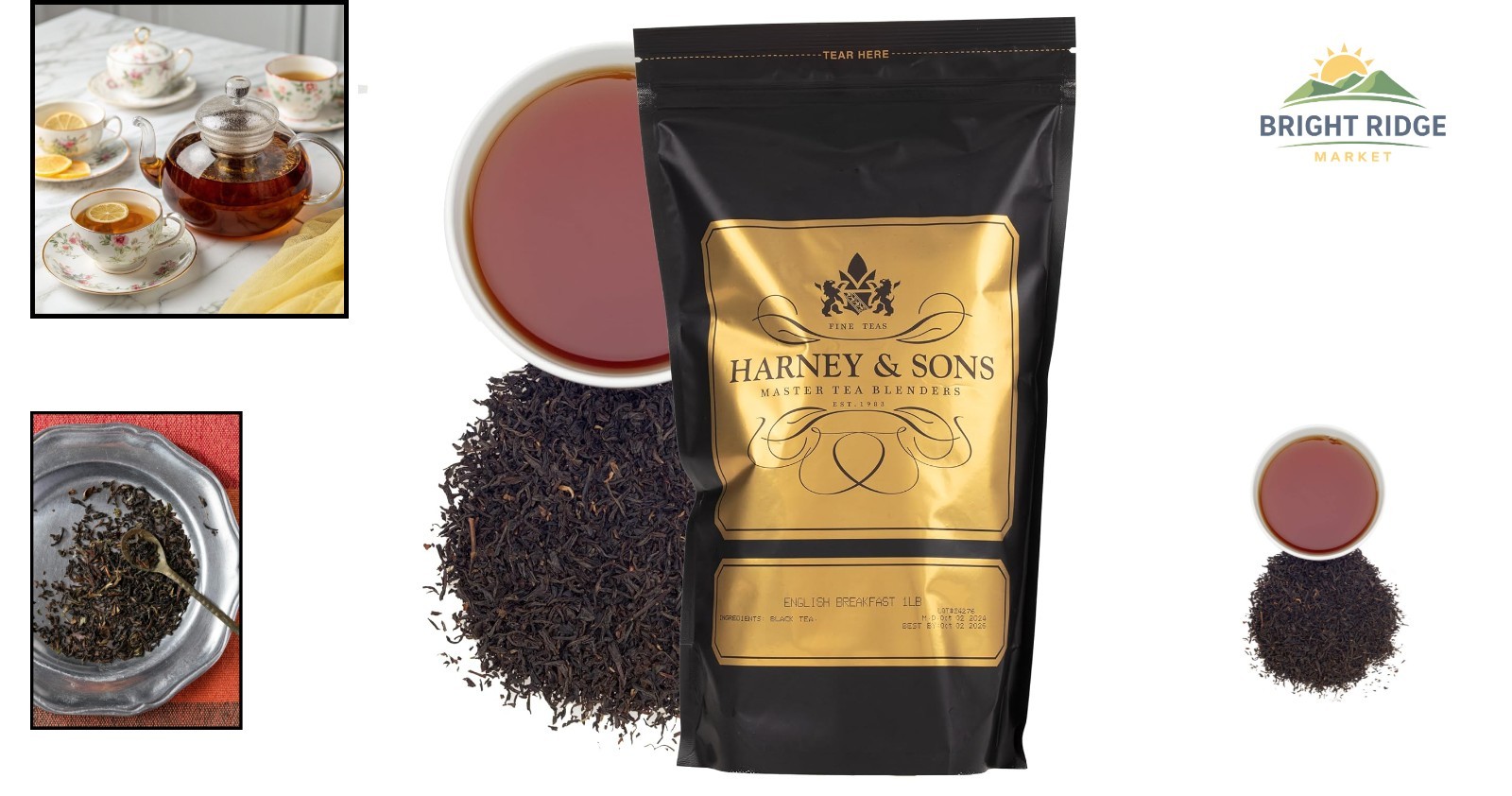 China Keemun Tea, 16 oz Bag of Caffeinated Loose Leaves for Any Time Enjoyment