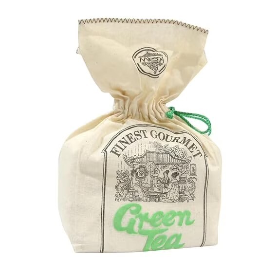 Mlesna Green Tea Cloth Bag (400g) Pack of 2 (35.27oz)