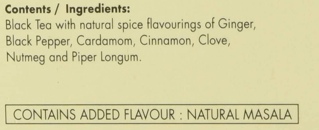 Masala Chai Tea Bags – 100 Count, Convenient Pack of 2 for Flavorful Brews