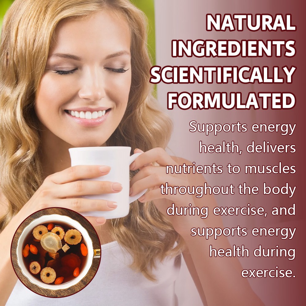 Ginseng Ten Treasure Tea Boost Energy Stamina Physica Well Being 10g Per Pack