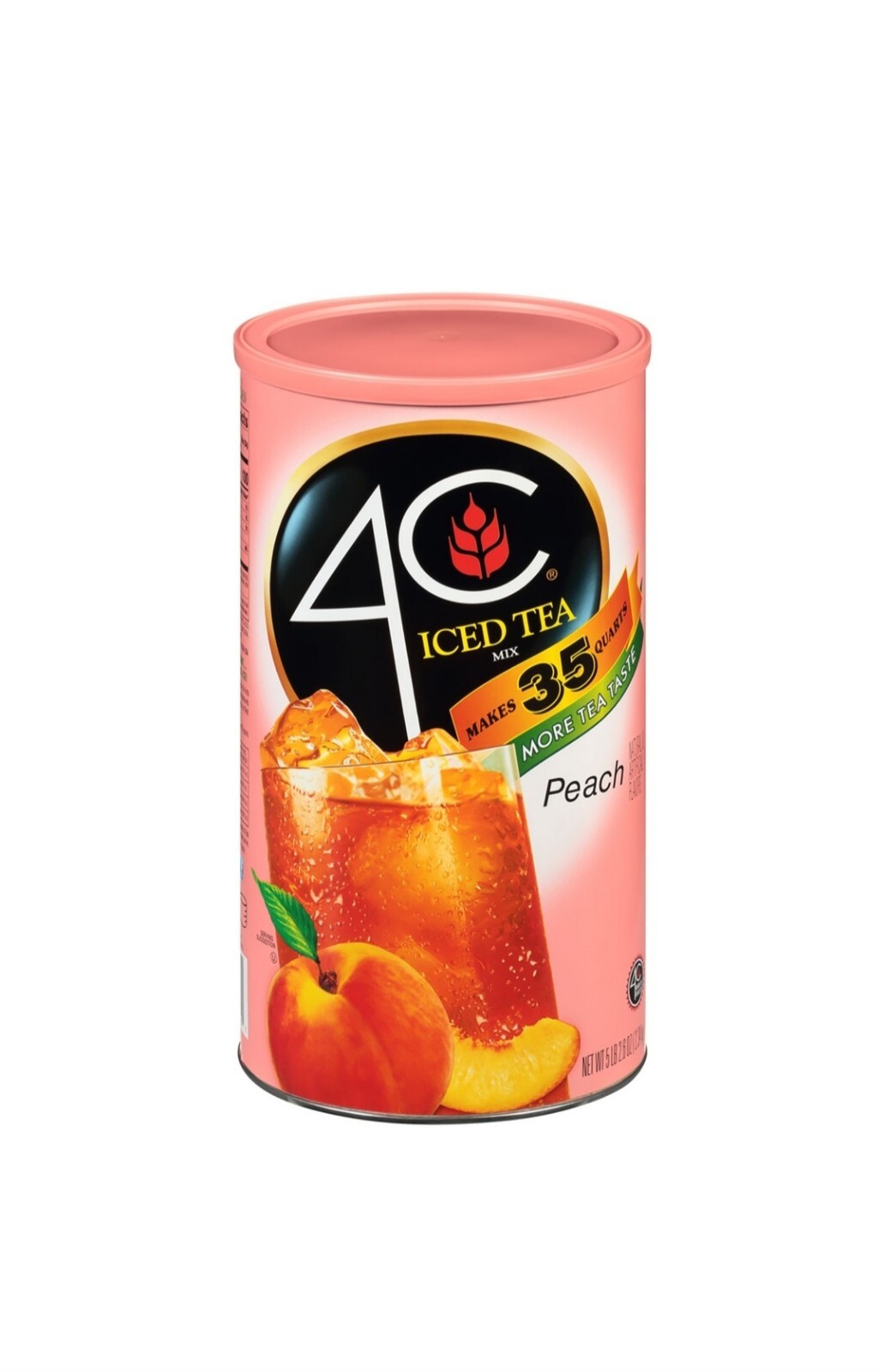 4C 35 QT Peach Iced Tea Mix (82.6 Oz.)