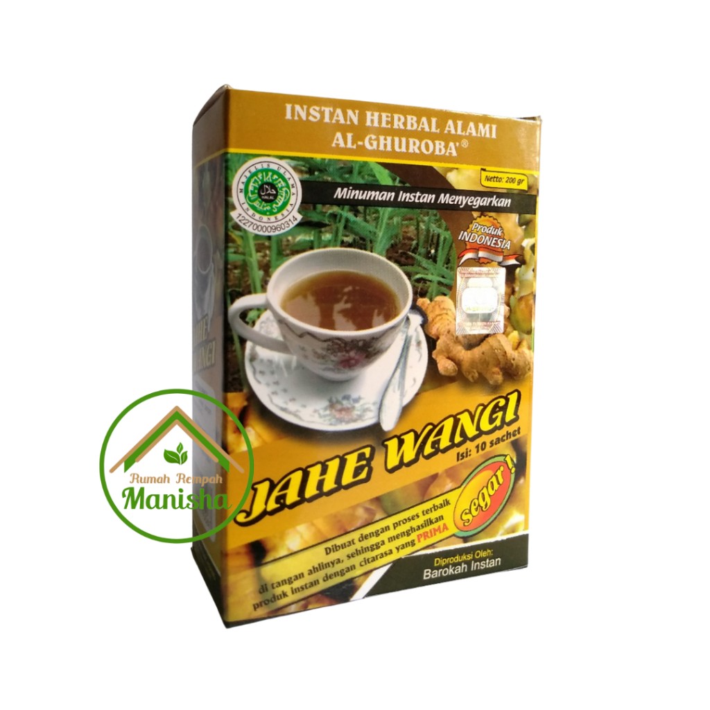 Al-Ghuroba Instant Ginger Drink Mix ‘Jahe Wangi’ 10 Sachets 200g Box