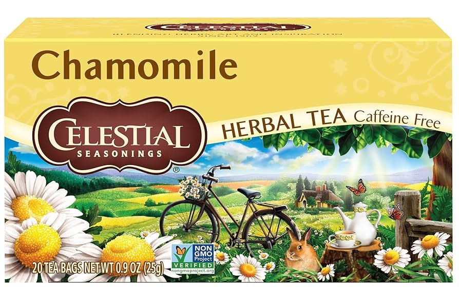 Celestial Seasonings Chamomile Natural Herb Tea, Bags, 20.0 ea (2 Pack)