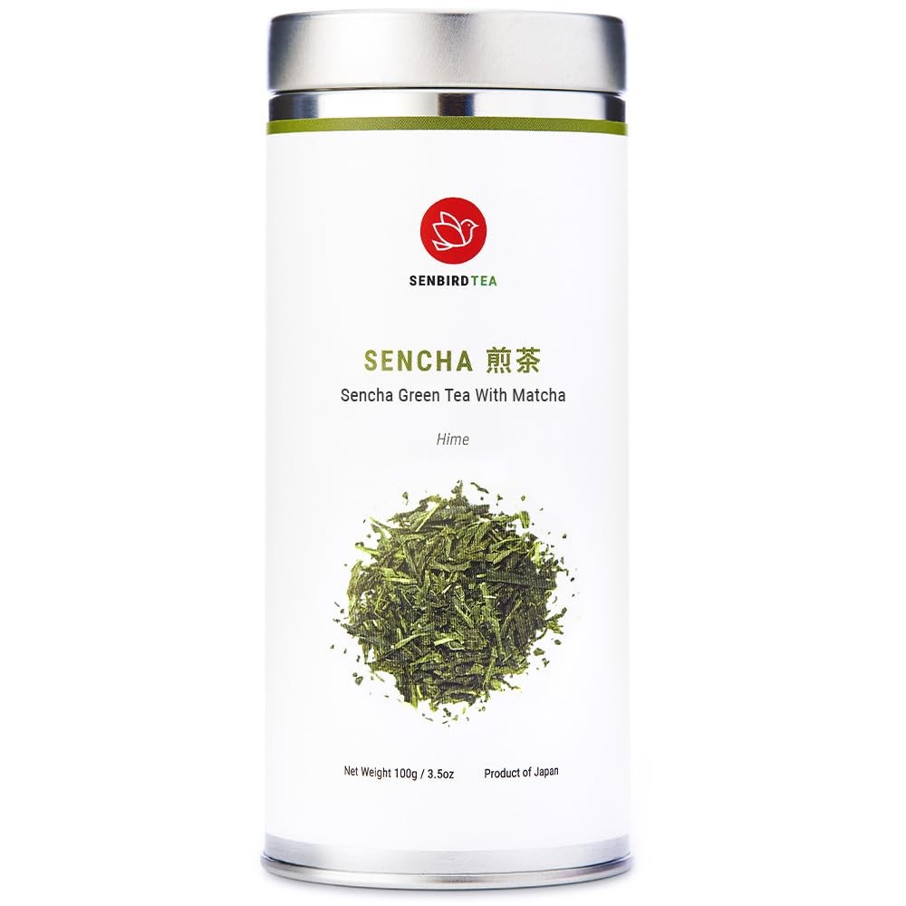 Senbird Premium Sencha With Matcha Japanese Green Tea With Matcha From Kyot…