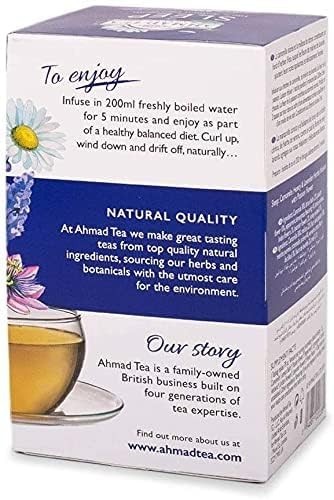Ahmad Tea Herbal Tea, Camomile, Honey, & Lavender ‘Sleep’ Natural Benefits Teaba