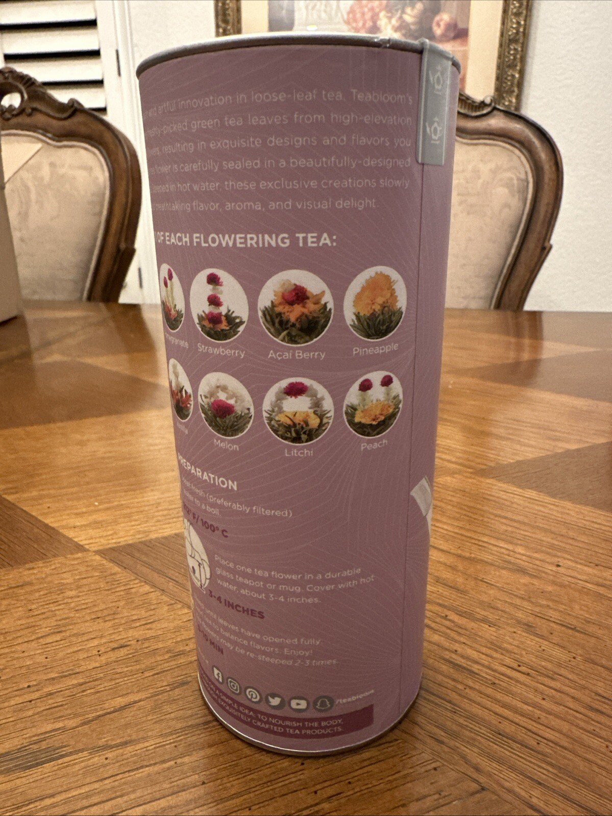 New Flowering Tea 12 Hand Tied Blooming Tea Flowers 36 Steeps, Makes 250 Cups