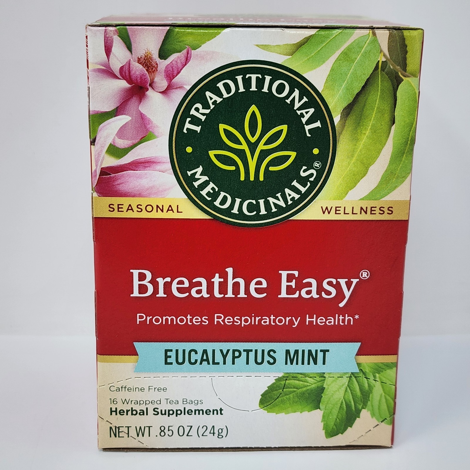 Traditional Medicinals Breathe Easy Eucalyptus Mint Herbal Tea (96 Tea Bags)