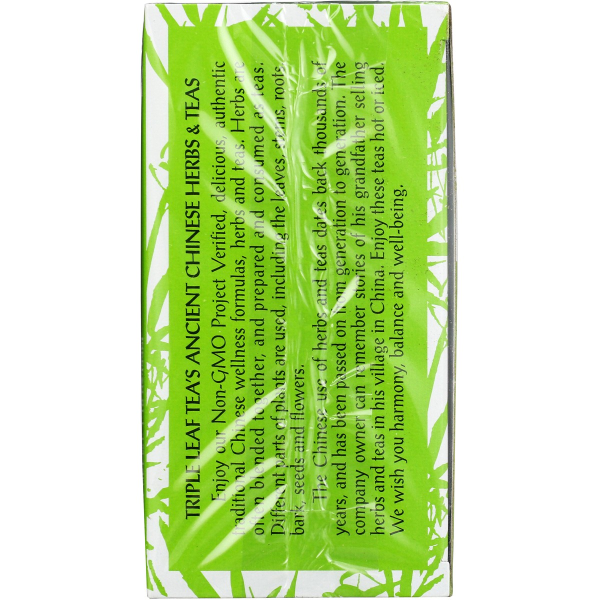 Diet Green Herbal Tea Decaf With Mulberry By Triple Leaf 20 Bags Seeds 3 Pack