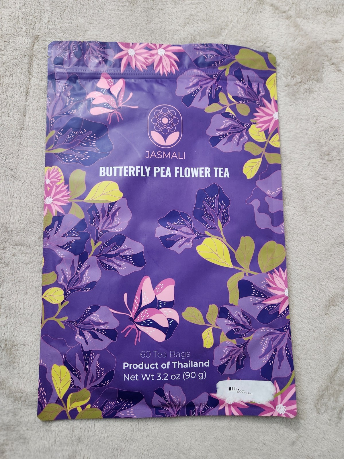 Butterfly Pea Flower Tea – 60 Tea Bags – Exp. 8/13/26 – NEW