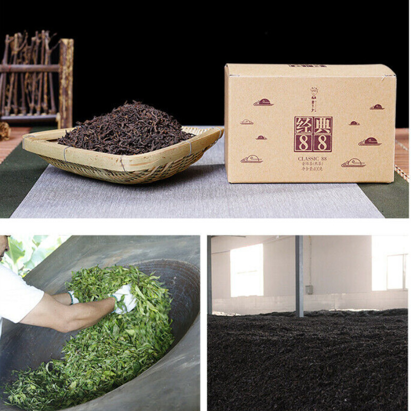 400g Ripe Puer Box Top-grade PU’ER TEA Classic 88 Old Tea Pu-erh Tea Loose