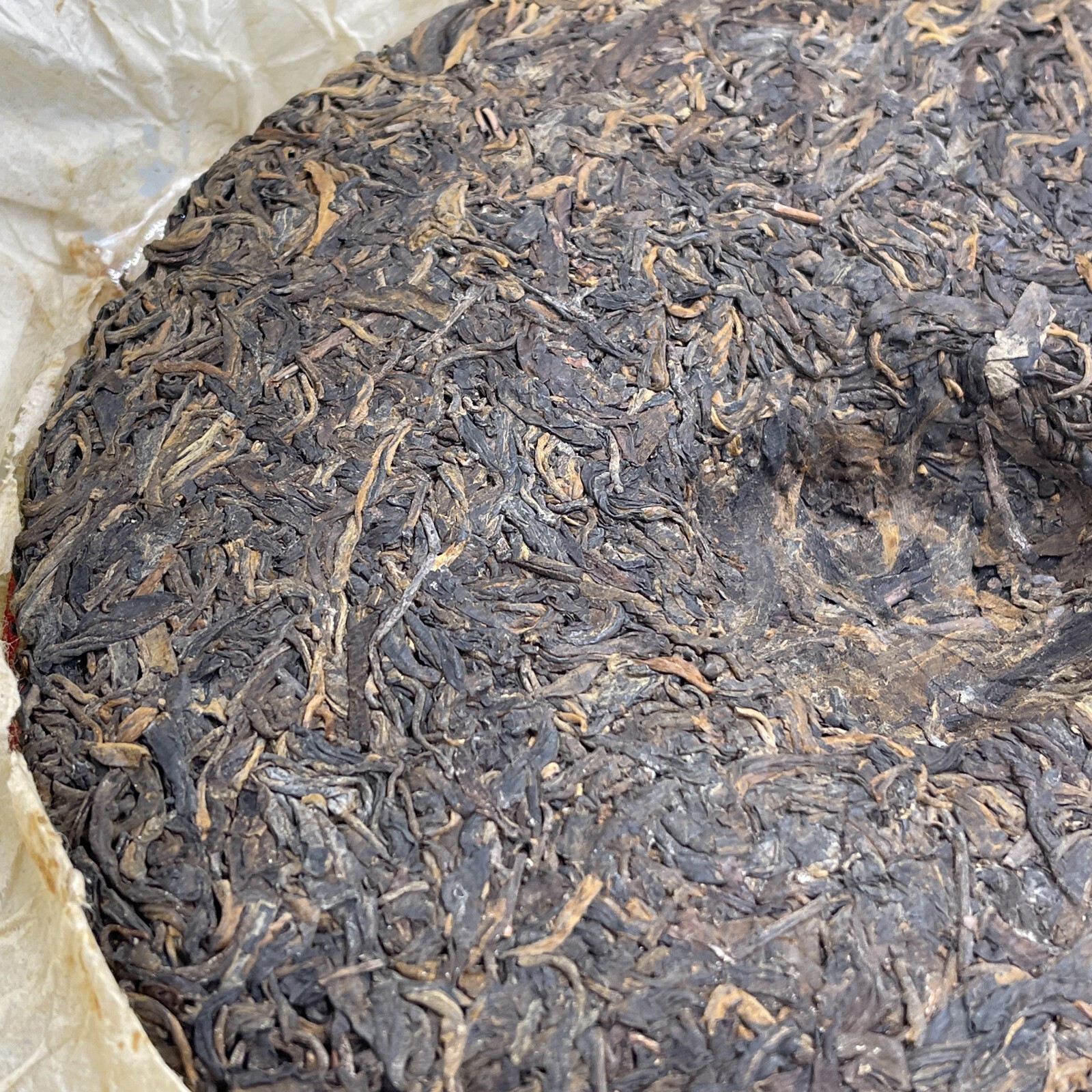 Hong Kong Warehouse Customized Tea,1999,福海青餅Fuhai Green Cake,357g,Raw