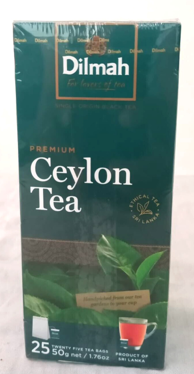Dilmah Premium Ceylon Tea (25 Tea bags box)