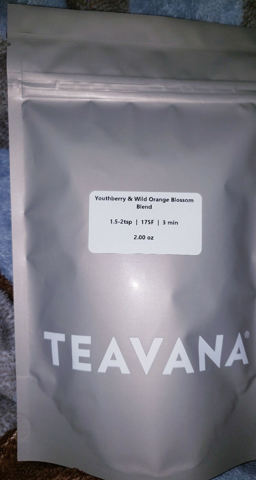 🍓 NEW TEAVANA 🍓 2 OZ YOUTHBERRY &🍊 WILD ORANGE BLOSSOM BLENDED SEALED TEA BAG