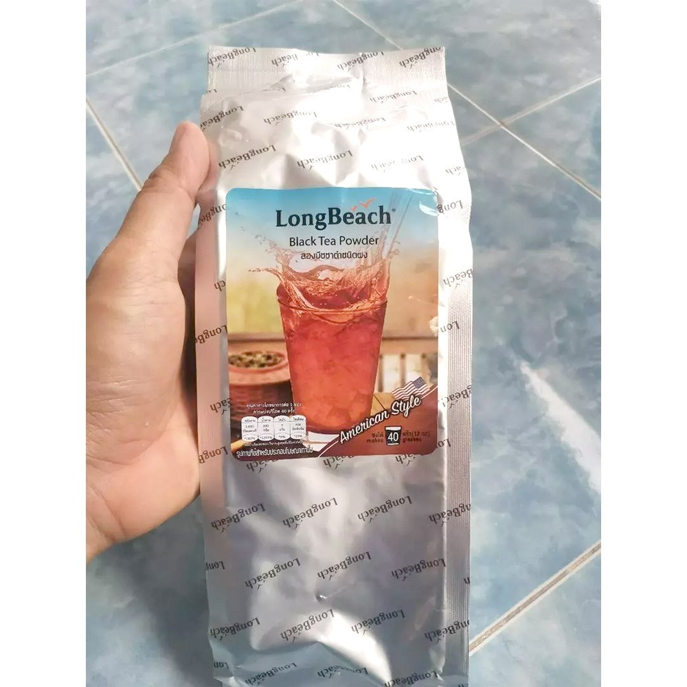 LongBeach American Black Tea Mix Instant Iced Beverage Powder 900g Real Flavor