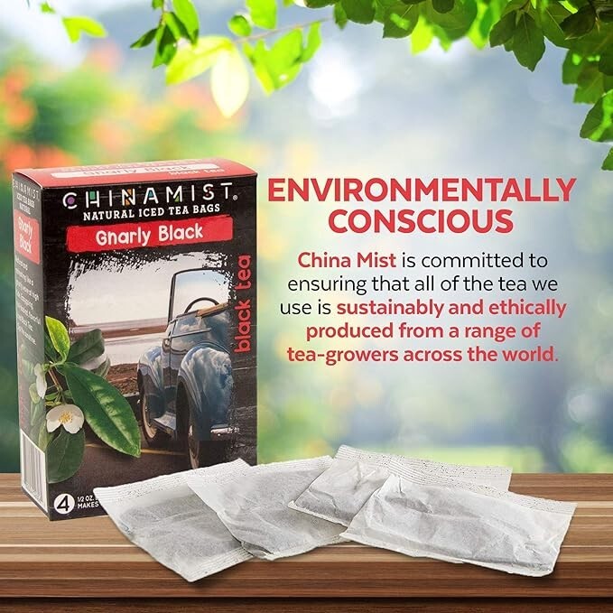 China Mist – Gnarly Black Tea Infusion, 1/2oz Filter Bags (2 PACK)