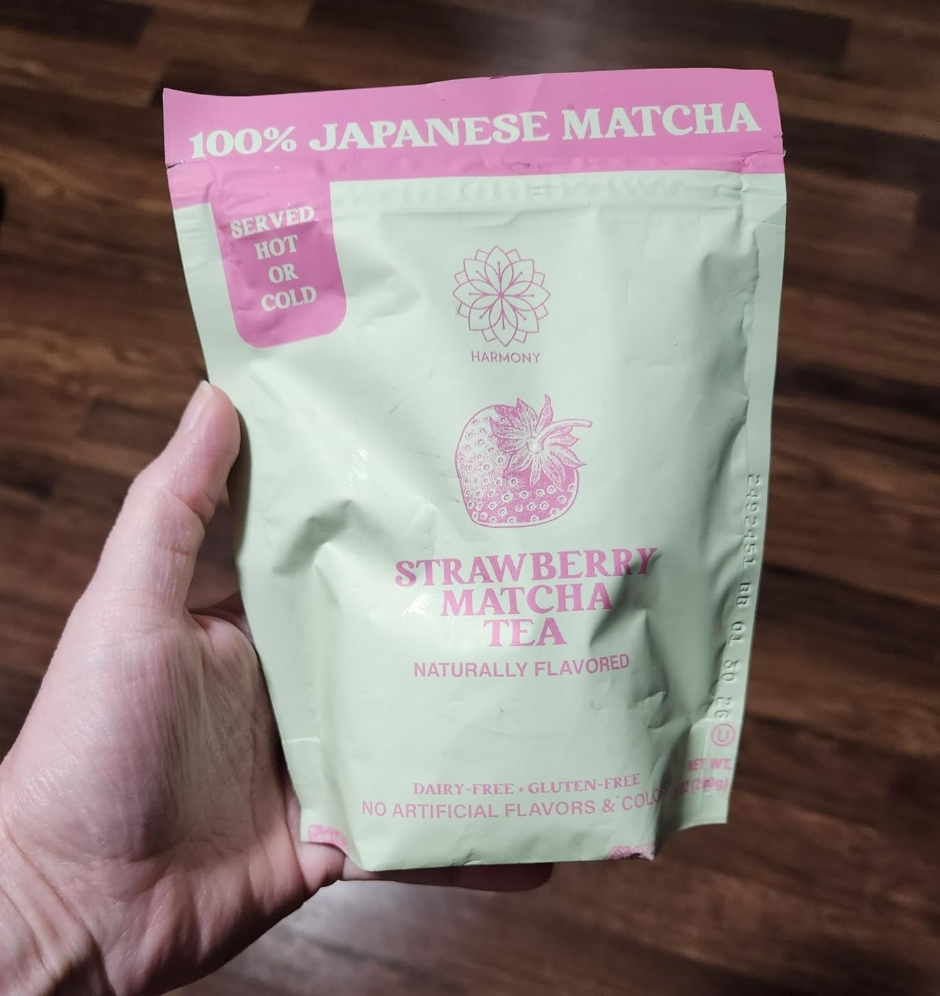 Harmony Proteins™ Strawberry Matcha Tea w/ Antioxidants & L-Theanine