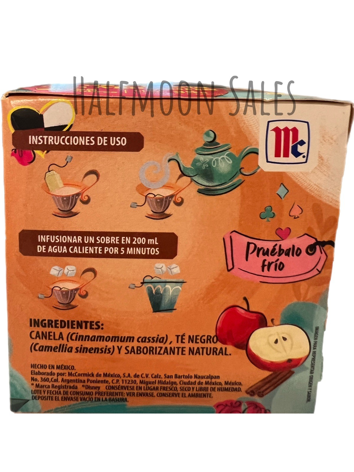 McCormick Tea Ginger Lemon, 7 Blossoms, Apple Cinnamon Te Variedad
