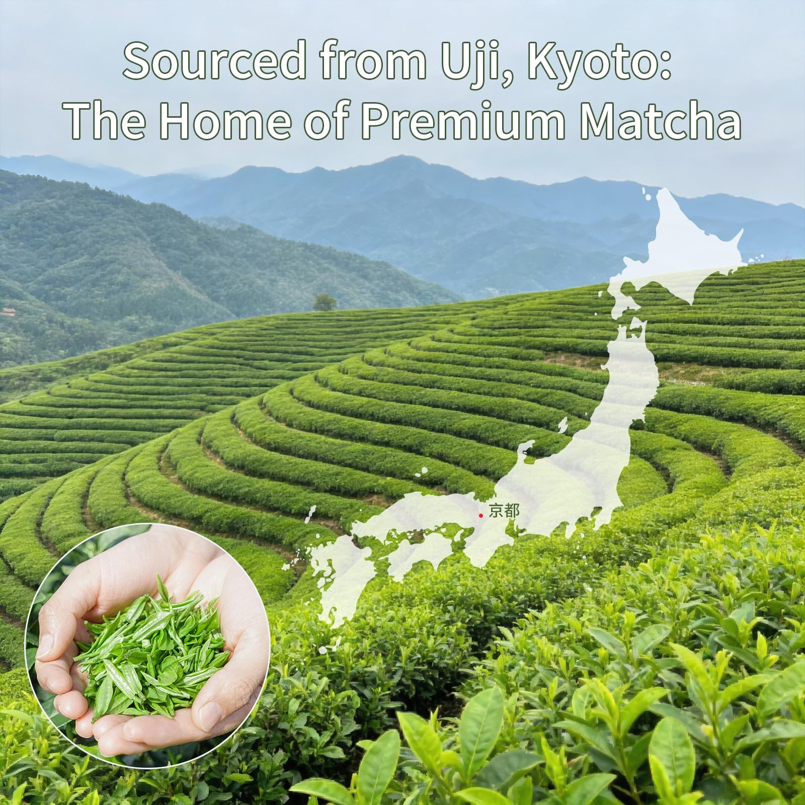 Ceremonial Grade Uji Matcha Powder – Stone-Ground from Kyoto Japan, Umami-Ric…