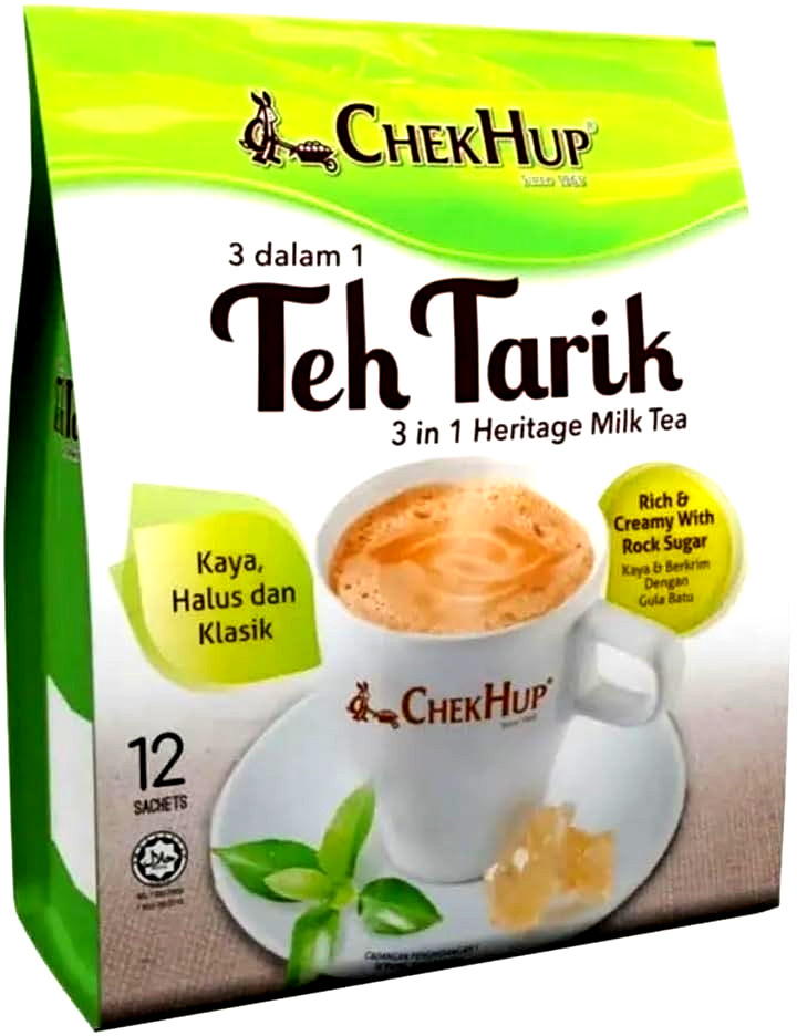 Chek Hup 3-In-1 Instant Heritage Milk Tea 12 Sachets x 40g~08/04/2026