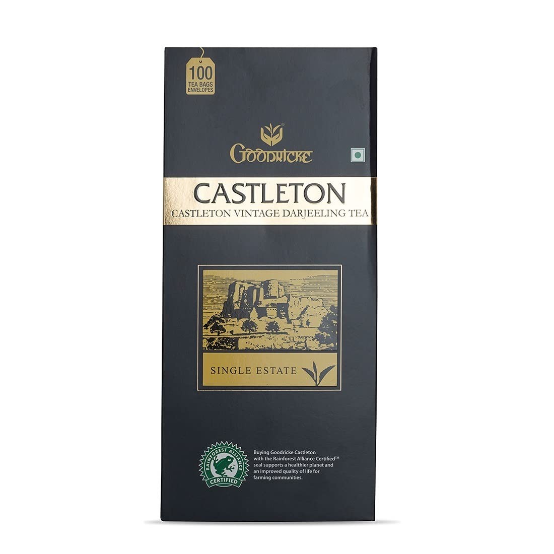 Goodricke Castleton Vintage Darjeeling Tea Bags 180 GM LONG EXPIRY