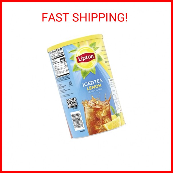 Lipton Lemon Powdered Iced Tea Sweetened Makes 28 Quarts