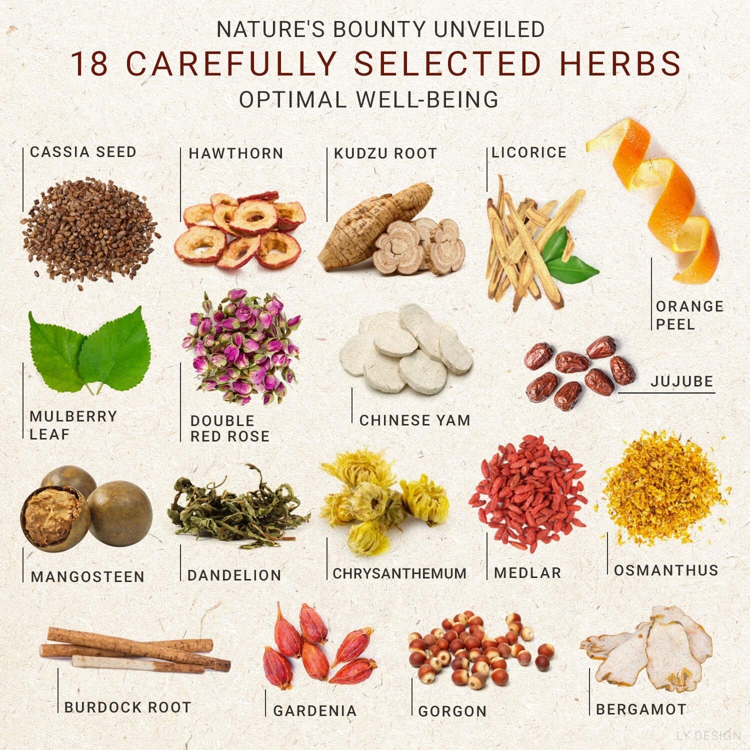 18 Flavors China Liver Care Tea Liver Detox Tea Liver Nourishing Tea Daily 150g