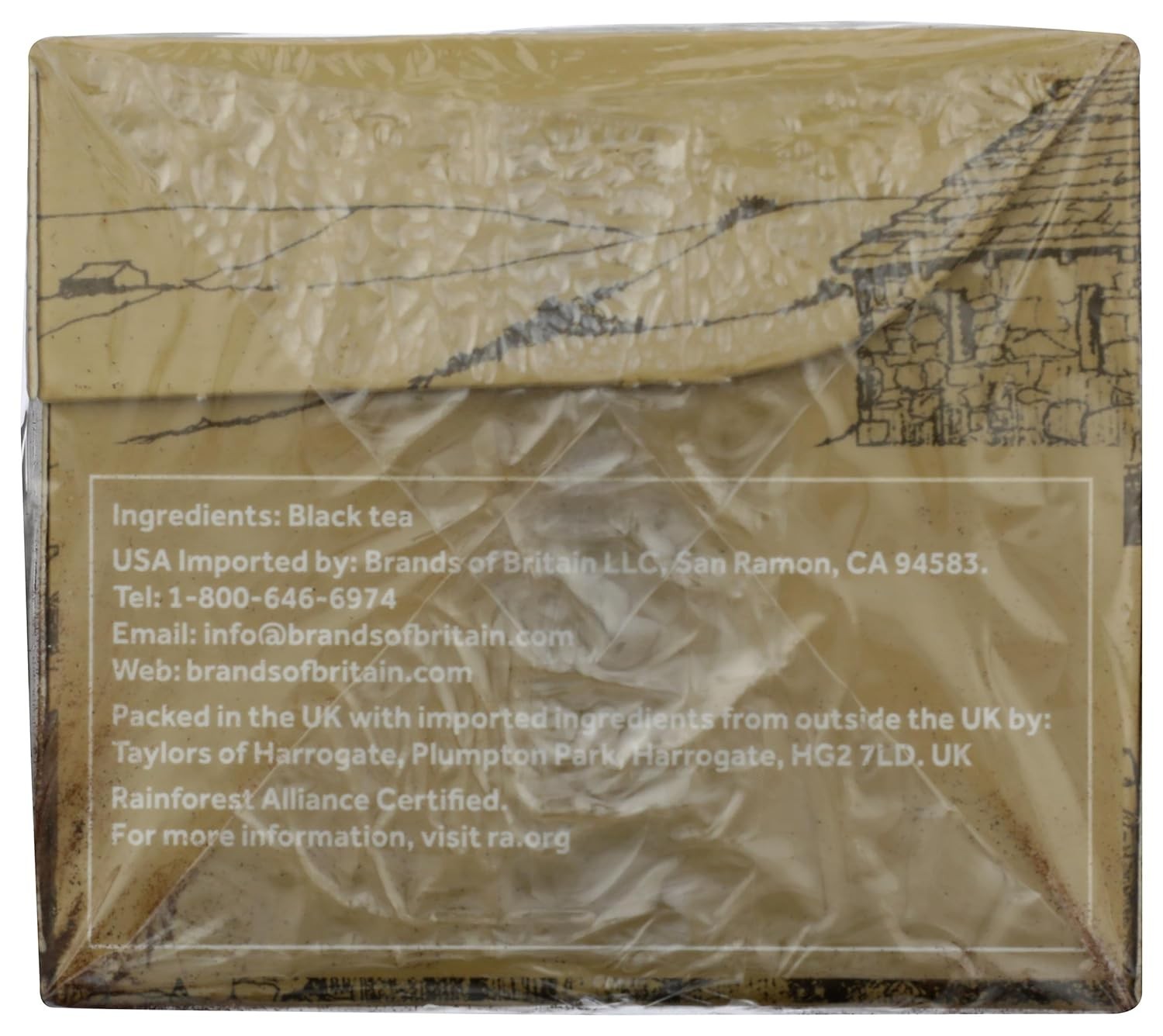 40 Pillow Tea Bags of Yorkshire Gold – Rich, Smooth & Allergen-Free Experience