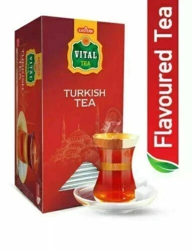 Vital Tea – TURKISH TEA – Black Tea Box – 25 Bags 50g Free Shipping World wide