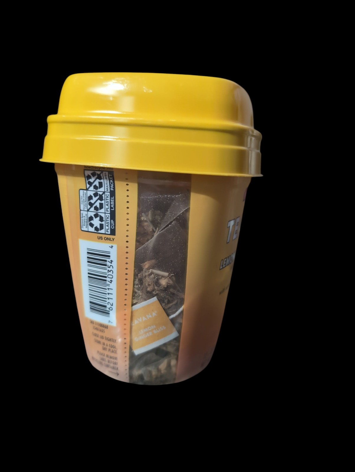 Teavana Lemon Ginger Bliss Herbal Tea 12 sachets Citrus/Strawberry ’24 Starbucks