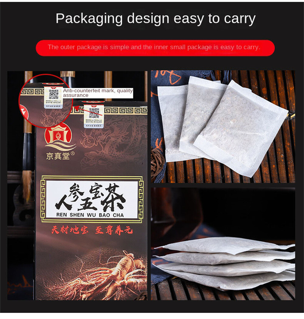 Kidney Tea Formula Ginseng Six Treasure Tea, Kidney Tea Chinese Herbal Tea 2025