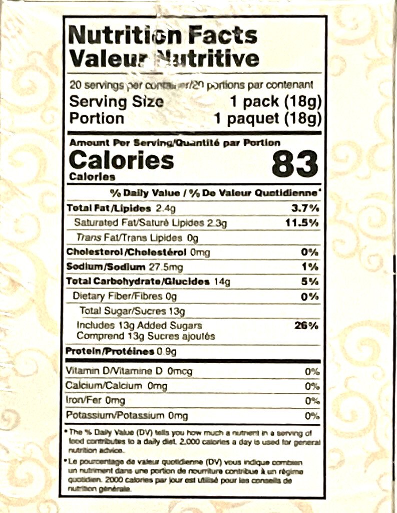 Instant Pocas Ginger Milk Tea Leche 20 Tea bags – gluten free, no caffeine