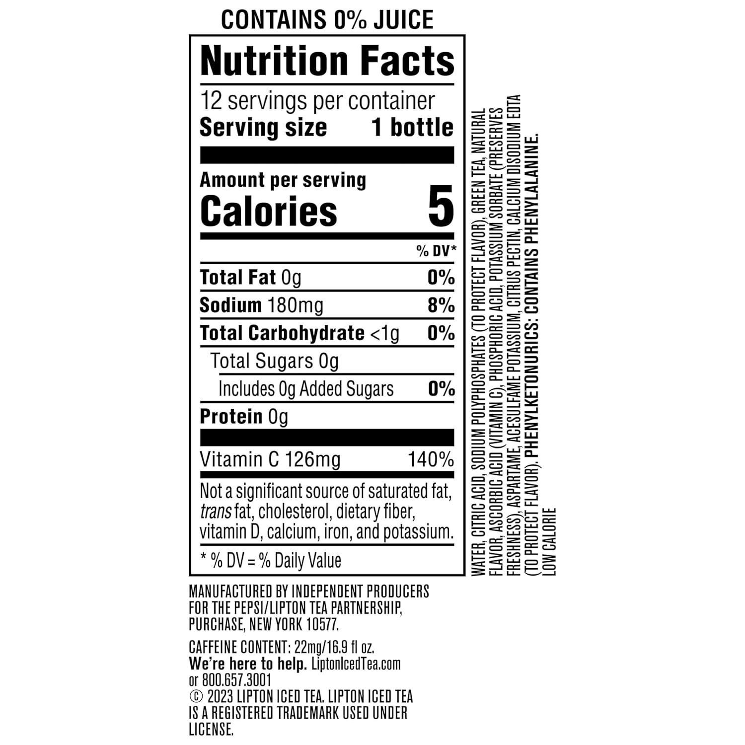 Revitalize Your Day: Pack of 12 Diet Green Tea Citrus – Zero Calories!