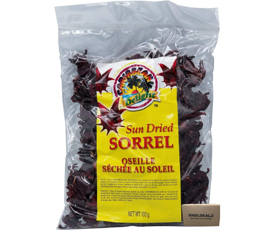Caribbean Delight Sun Dried Sorrel Hibiscus 4 Pack | Jamaican Sorrel Canada