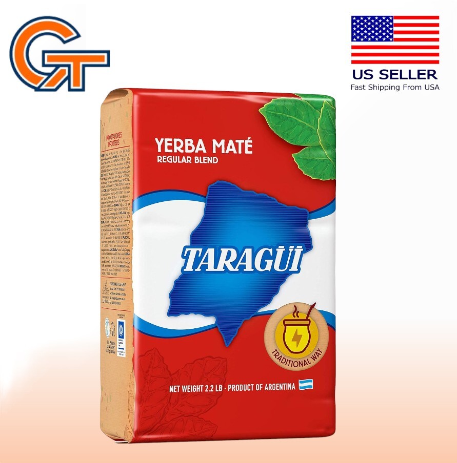 Taragui Yerba Mate Con Palo – Yerba Mate With Stems 1 Kilo/2.2Lb