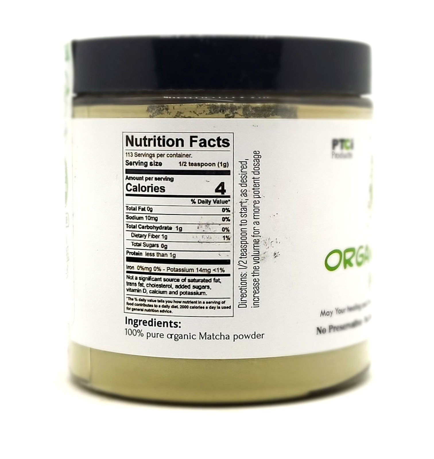 MATCHA POWDER 100% ORGANIC – The real and Authentic Matcha – 4 oz